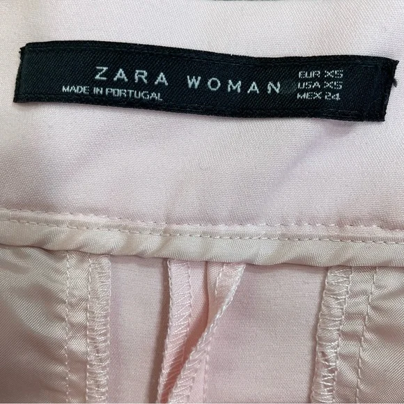 Zara Light Pink High Waist Short